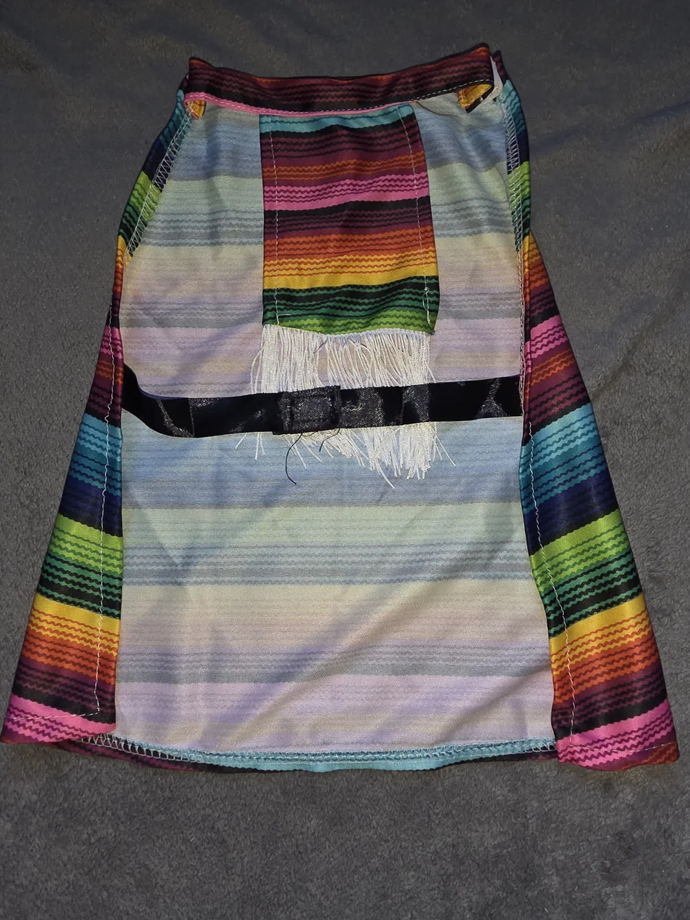 NWOT Dog Poncho with Fringe